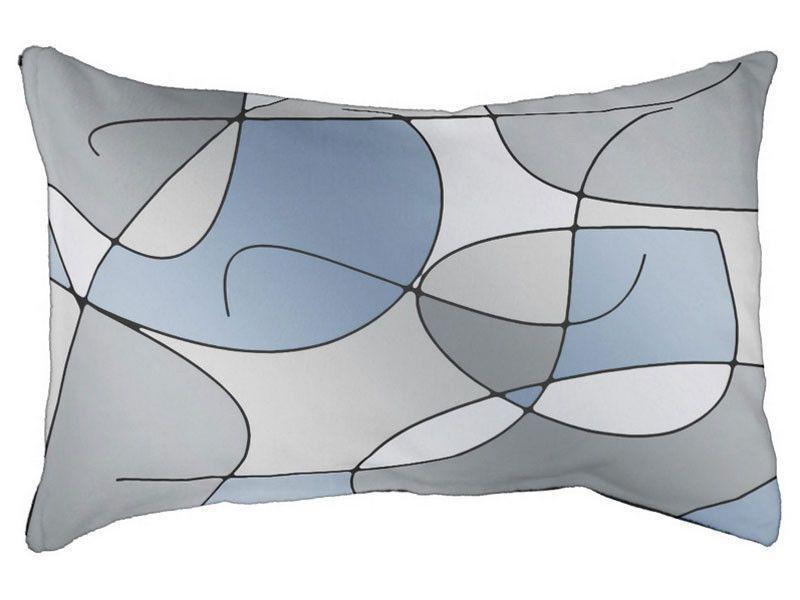 Dog Beds-ABSTRACT CURVES #1 Indoor/Outdoor Dog Beds-Grays-from COLORADDICTED.COM-