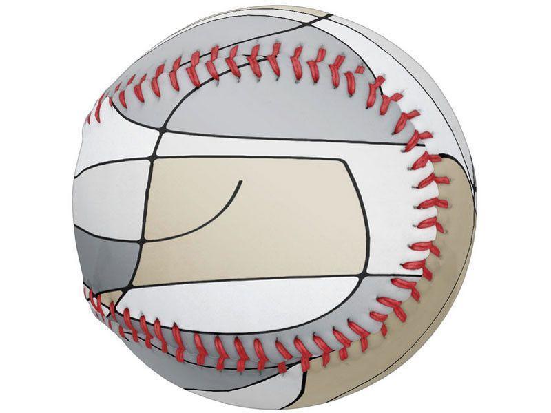 Softballs-ABSTRACT CURVES #1 Softballs-Grays &amp; Beiges-from COLORADDICTED.COM-