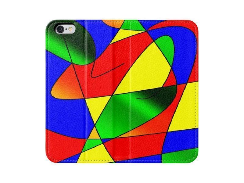 iPhone Wallets-ABSTRACT CURVES #2 iPhone Wallets-Multicolor Bright-from COLORADDICTED.COM-