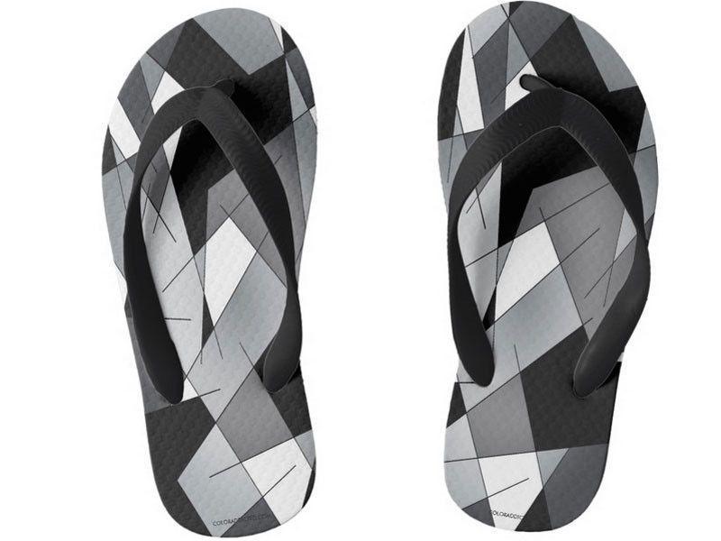 Kids Flip Flops-ABSTRACT LINES #1 Kids Flip Flops-Multicolor Bright-from COLORADDICTED.COM-
