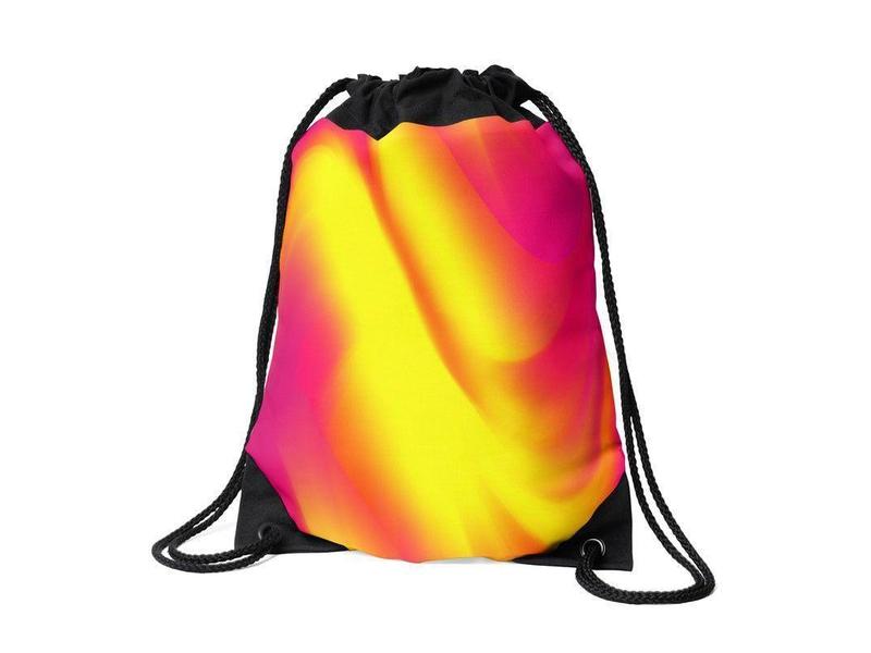 Drawstring Bags-DREAM PATH Drawstring Bags-Reds &amp; Oranges &amp; Fuchsias &amp; Purples &amp; Yellows-from COLORADDICTED.COM-
