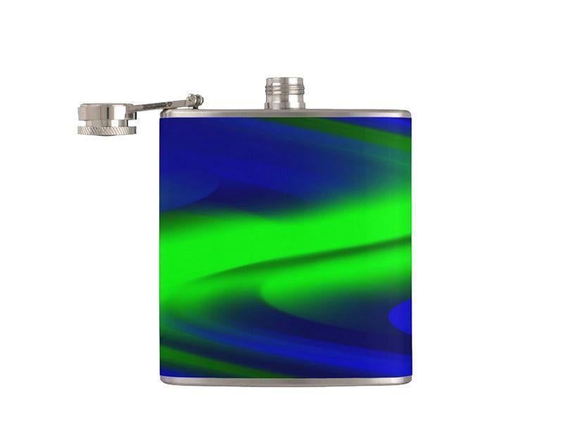 Hip Flasks-DREAM PATH Hip Flasks-Blues & Greens-from COLORADDICTED.COM-