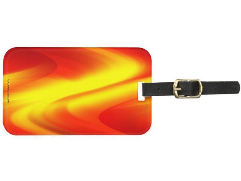 Luggage Tags-DREAM PATH Luggage Tags-Reds, Oranges &amp; Yellows-from COLORADDICTED.COM-