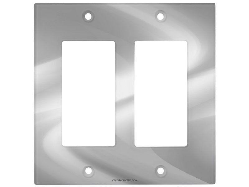 Light Switch Covers-DREAM PATH Single, Double &amp; Triple-Rocker Light Switch Covers-Grays &amp; White-from COLORADDICTED.COM-