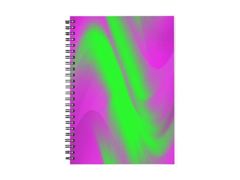 Spiral Notebooks-DREAM PATH Spiral Notebooks-Purples &amp; Greens-from COLORADDICTED.COM-
