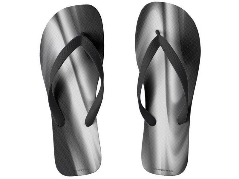 Flip Flops-DREAM PATH Wide-Strap Flip Flops-Black &amp; Grays-from COLORADDICTED.COM-