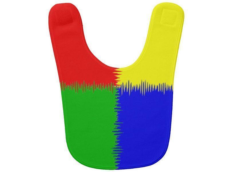 Baby Bibs-QUARTERS Baby Bibs-Red, Blue, Green &amp; Yellow-from COLORADDICTED.COM-