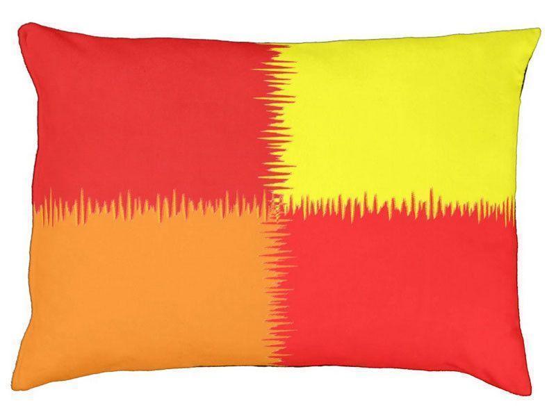 Dog Beds-QUARTERS Indoor/Outdoor Dog Beds-Reds, Orange &amp; Yellow-from COLORADDICTED.COM-