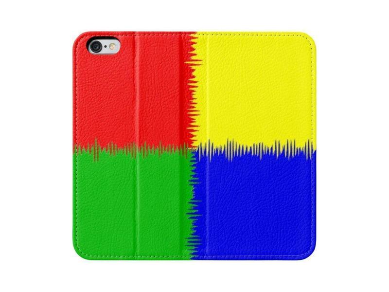 iPhone Wallets-QUARTERS iPhone Wallets-Red &amp; Blue &amp; Green &amp; Yellow-from COLORADDICTED.COM-