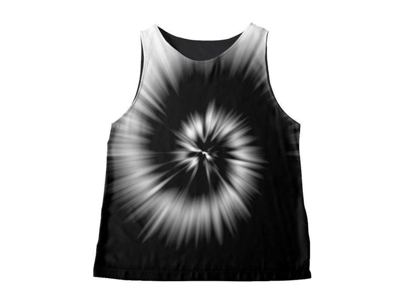 Contrast Tanks-TIE DYE Contrast Tanks-Black & White-from COLORADDICTED.COM-