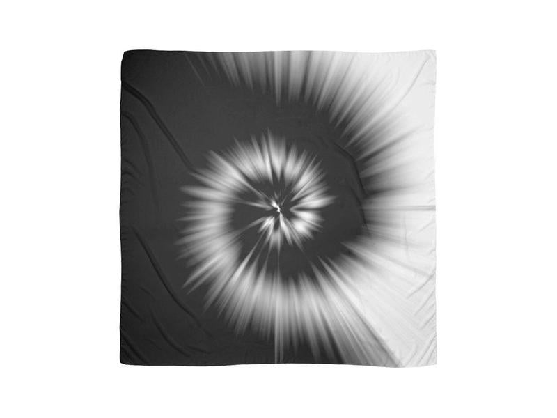 Large Square Scarves & Shawls-TIE DYE Large Square Scarves & Shawls-Black & White-from COLORADDICTED.COM-