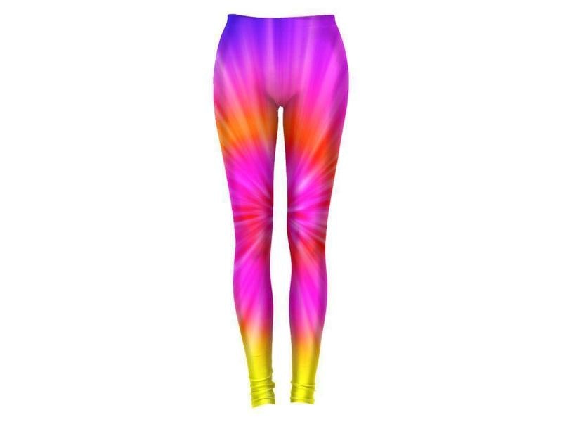 Leggings-TIE DYE Leggings-Rainbow Colors-from COLORADDICTED.COM-