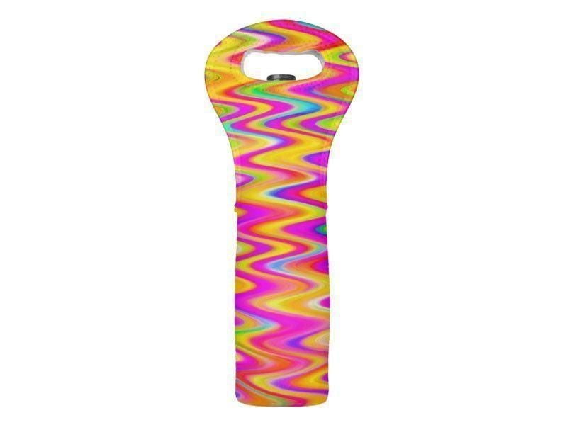 Wine Totes-WAVY #1 Wine Totes-Multicolor Light-from COLORADDICTED.COM-