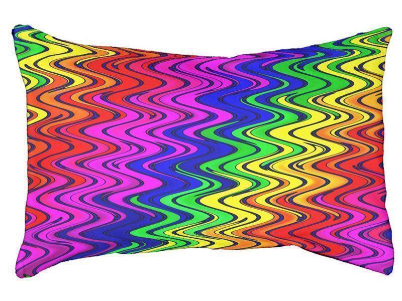 Dog Beds-WAVY #2 Indoor/Outdoor Dog Beds-Multicolor Bright-from COLORADDICTED.COM-