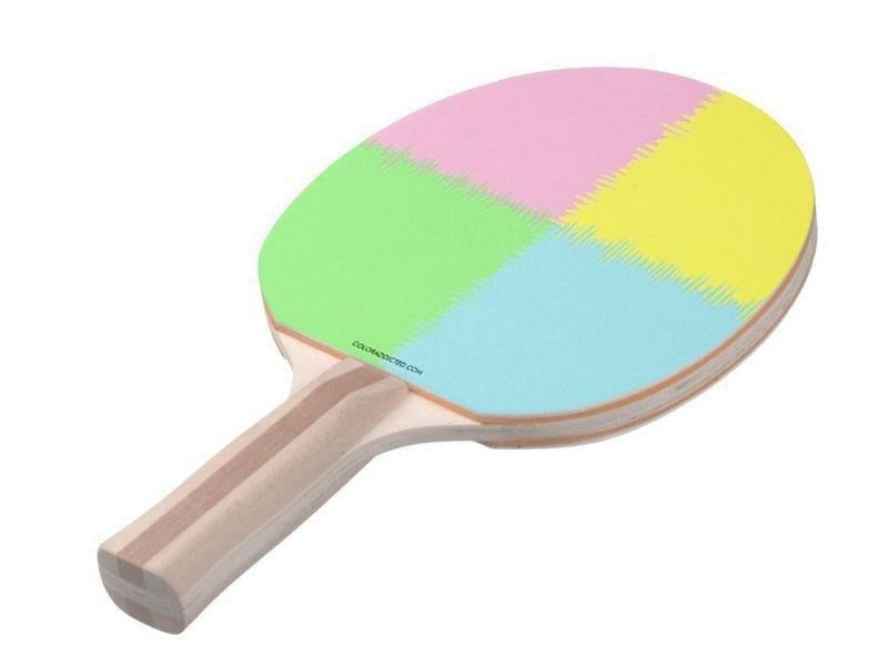 Ping Pong Paddles with Colorful Prints, Inspirational Quotes & Funny Quotes from COLORADDICTED.COM
