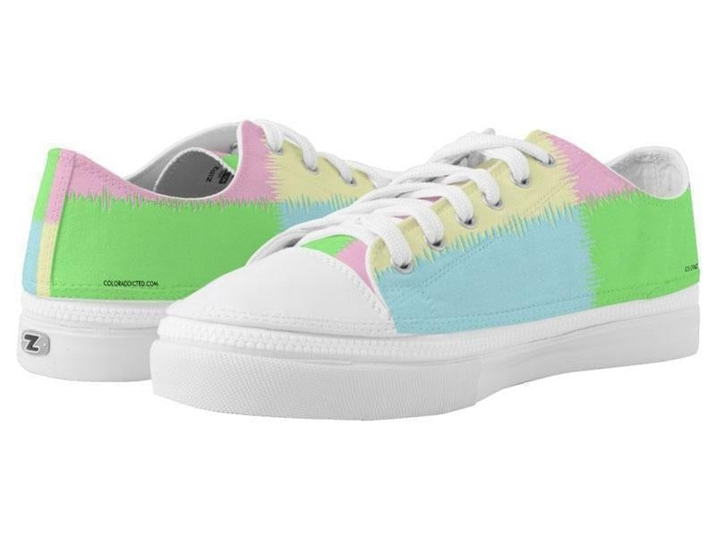 ZipZ Low-Top Sneakers with Colorful Prints, Inspirational Quotes & Funny Quotes from COLORADDICTED.COM