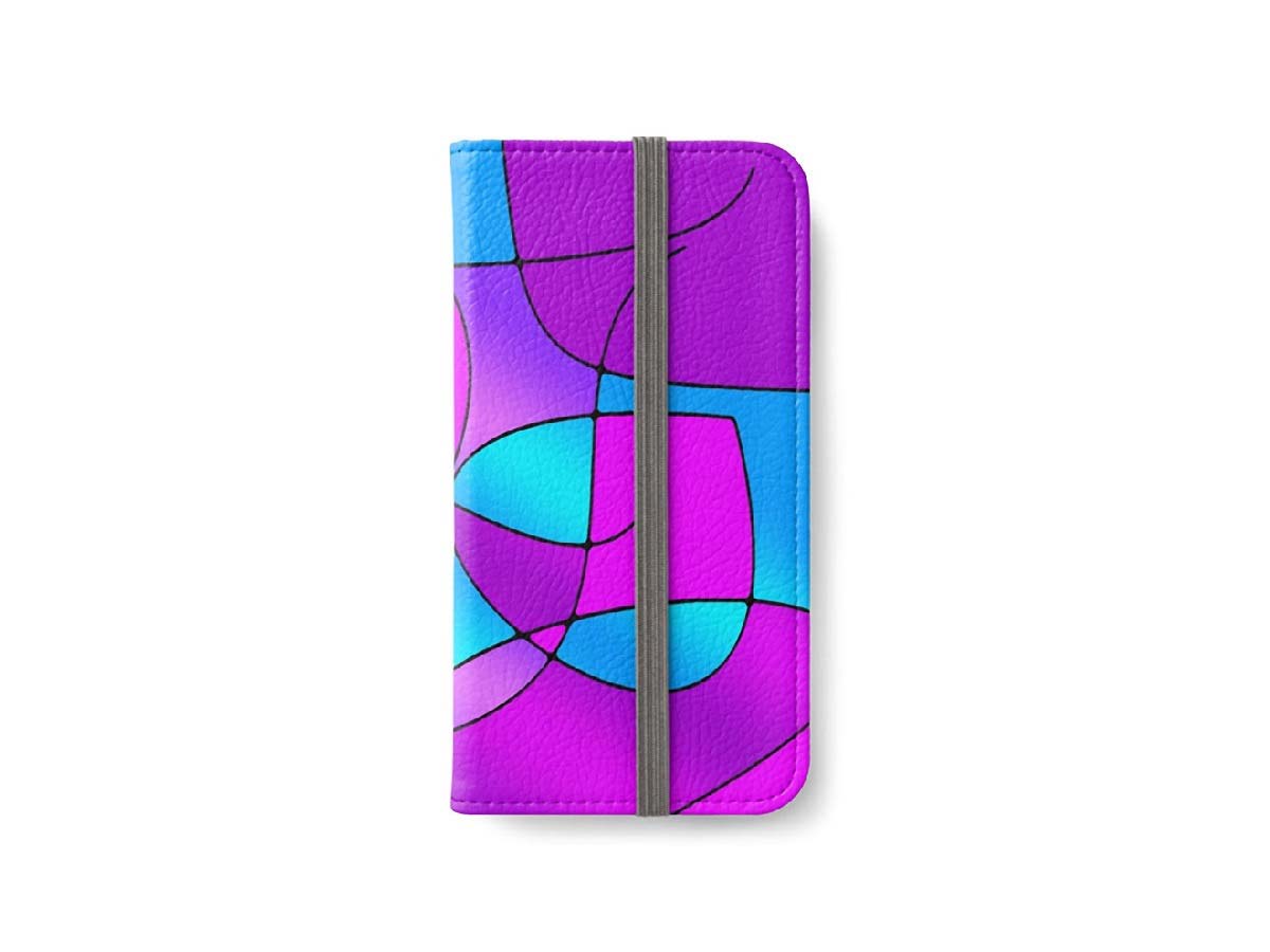 2-Abstract_Curves_1_iPhone_Wallets_Purples_Fuchsias_Magentas_Turquoises_front_COLORADDICTED.COM