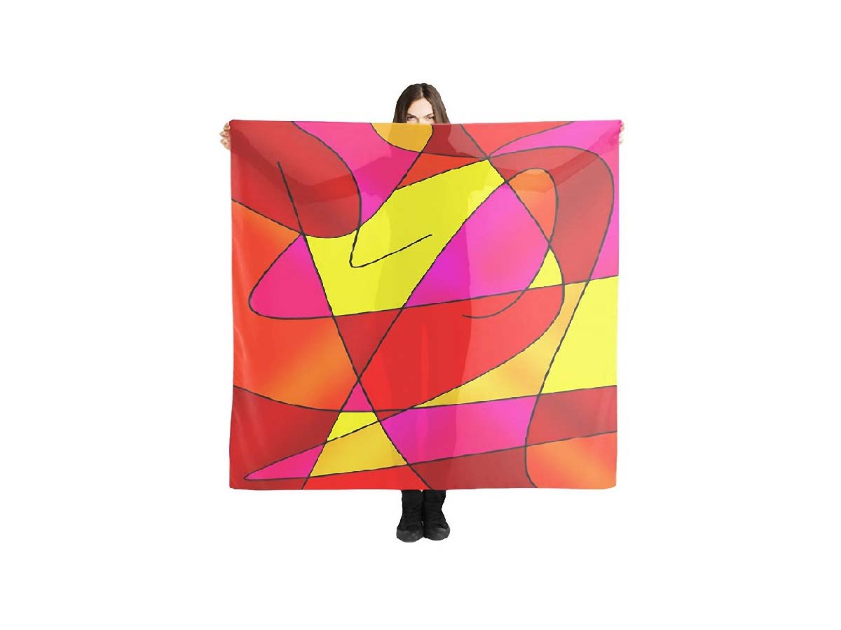 3-Abstract_Curves_2_Large_Square_Scarves_Shawls_Reds_Oranges_Yellows_Fuchsias_COLORADDICTED.COM