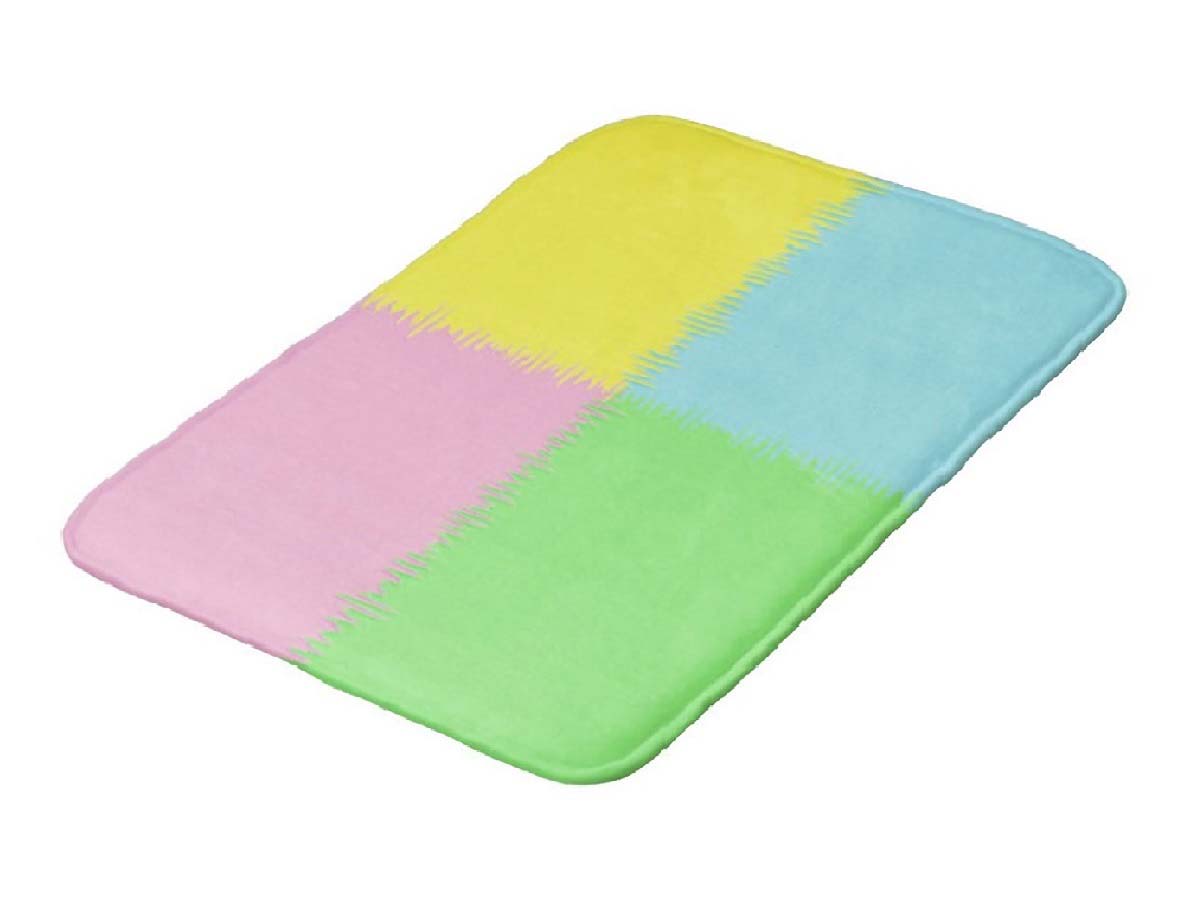 5-Quarters_Bath_Mats_Pink_Light_Blue_Light_Green_Light_Yellow_COLORADDICTED.COM