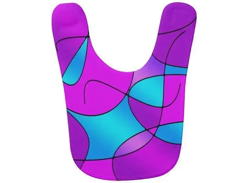 Baby Bibs-ABSTRACT CURVES #1 Baby Bibs-from COLORADDICTED.COM-