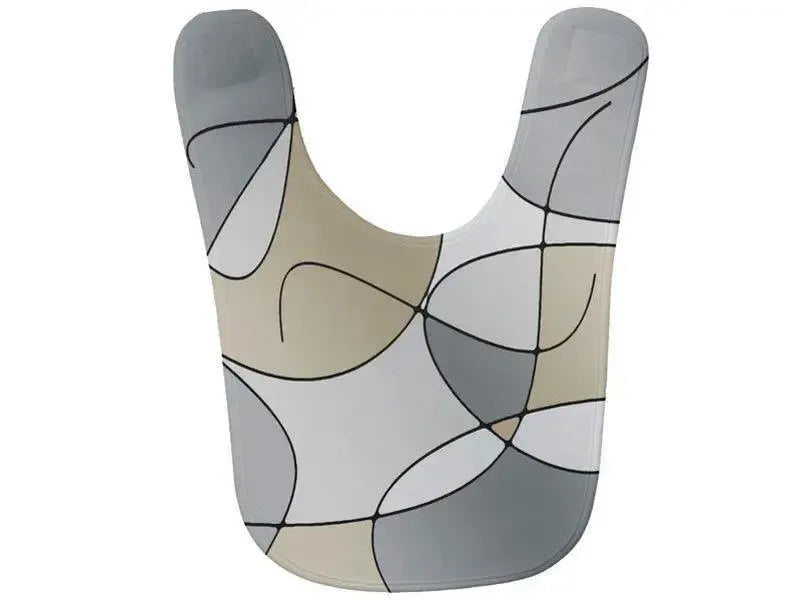 Baby Bibs-ABSTRACT CURVES #1 Baby Bibs-from COLORADDICTED.COM-