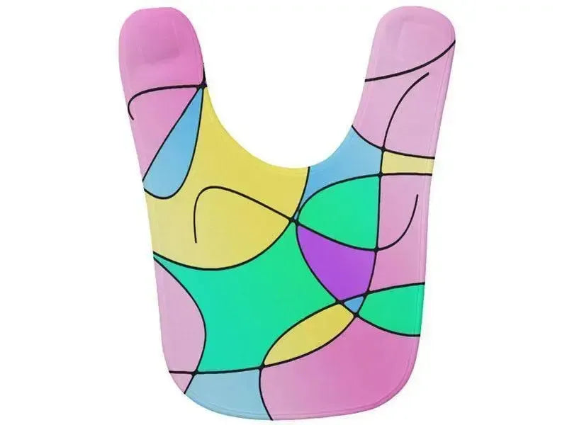 Baby Bibs-ABSTRACT CURVES #1 Baby Bibs-from COLORADDICTED.COM-