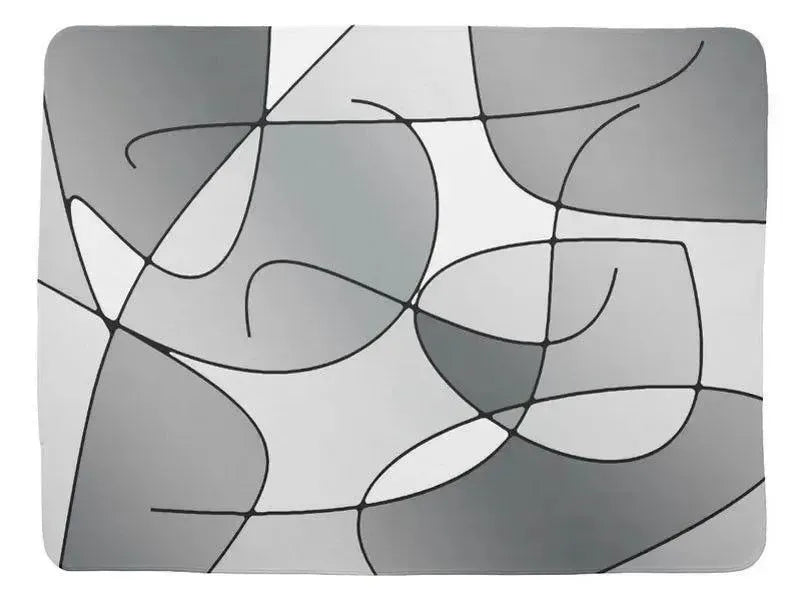 Baby Blankets-ABSTRACT CURVES #1 Baby Blankets-from COLORADDICTED.COM-