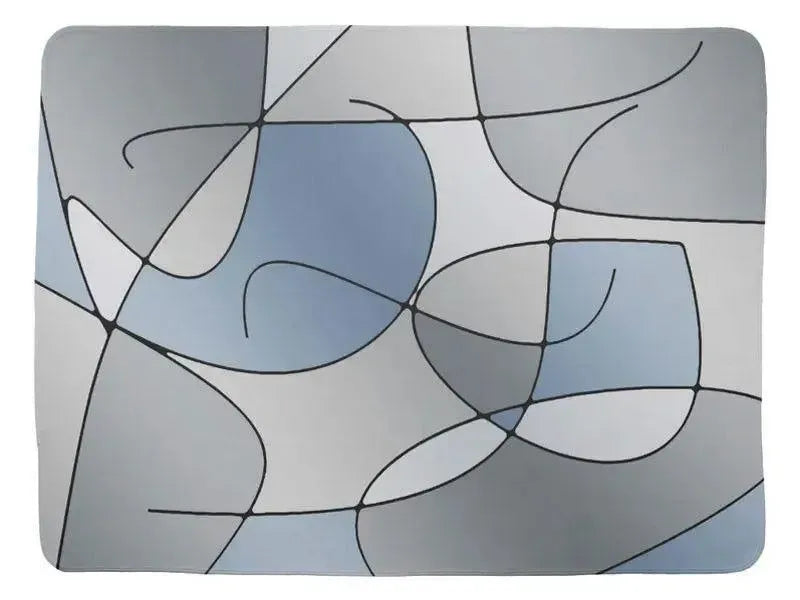 Baby Blankets-ABSTRACT CURVES #1 Baby Blankets-from COLORADDICTED.COM-