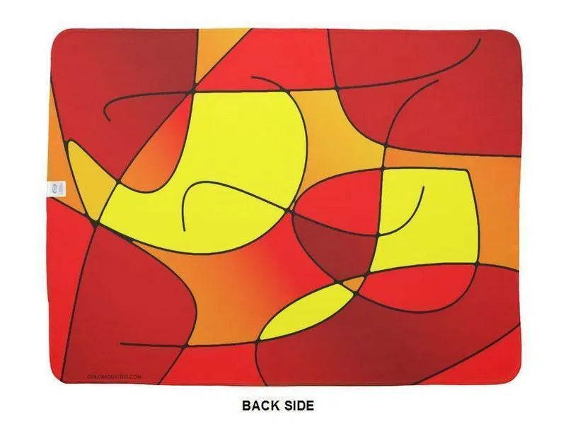 Baby Blankets-ABSTRACT CURVES #1 Baby Blankets-from COLORADDICTED.COM-