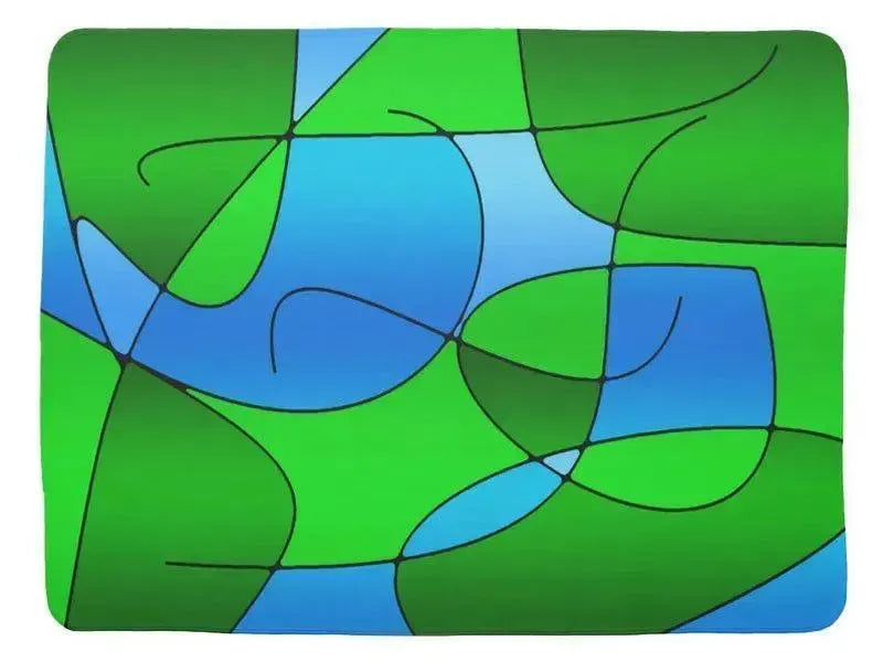 Baby Blankets-ABSTRACT CURVES #1 Baby Blankets-from COLORADDICTED.COM-