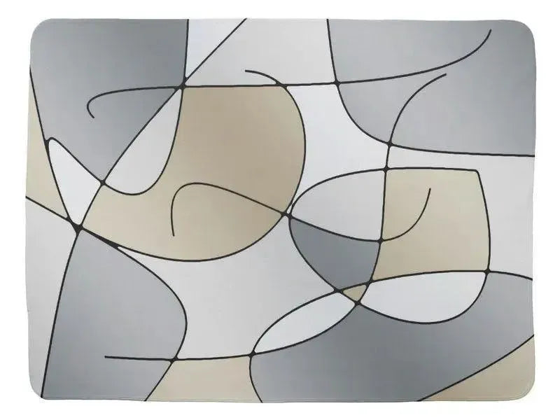 Baby Blankets-ABSTRACT CURVES #1 Baby Blankets-from COLORADDICTED.COM-