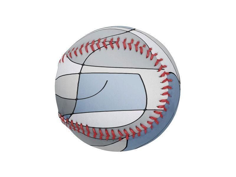 Baseballs-ABSTRACT CURVES #1 Baseballs-Grays-from COLORADDICTED.COM-