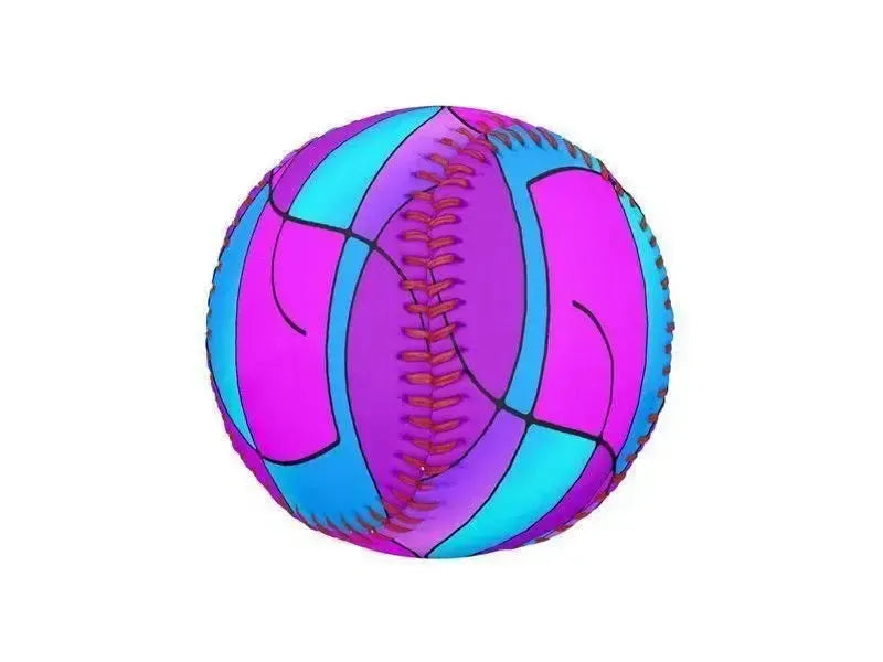 Baseballs-ABSTRACT CURVES #1 Baseballs-from COLORADDICTED.COM-