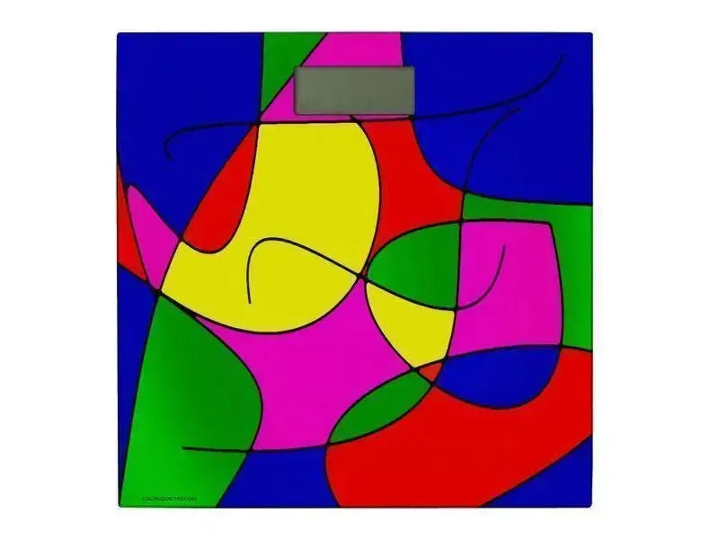 Bathroom Scales-ABSTRACT CURVES #1 Bathroom Scales-from COLORADDICTED.COM-