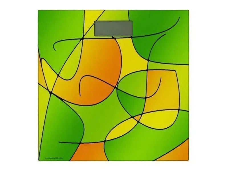 Bathroom Scales-ABSTRACT CURVES #1 Bathroom Scales-from COLORADDICTED.COM-
