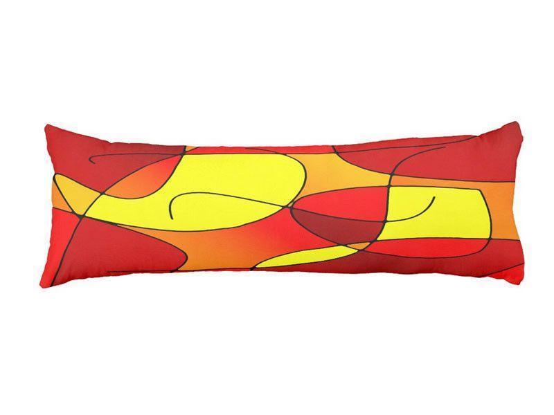 Body Pillows - Dakimakuras-ABSTRACT CURVES #1 Body Pillows - Dakimakuras-from COLORADDICTED.COM-