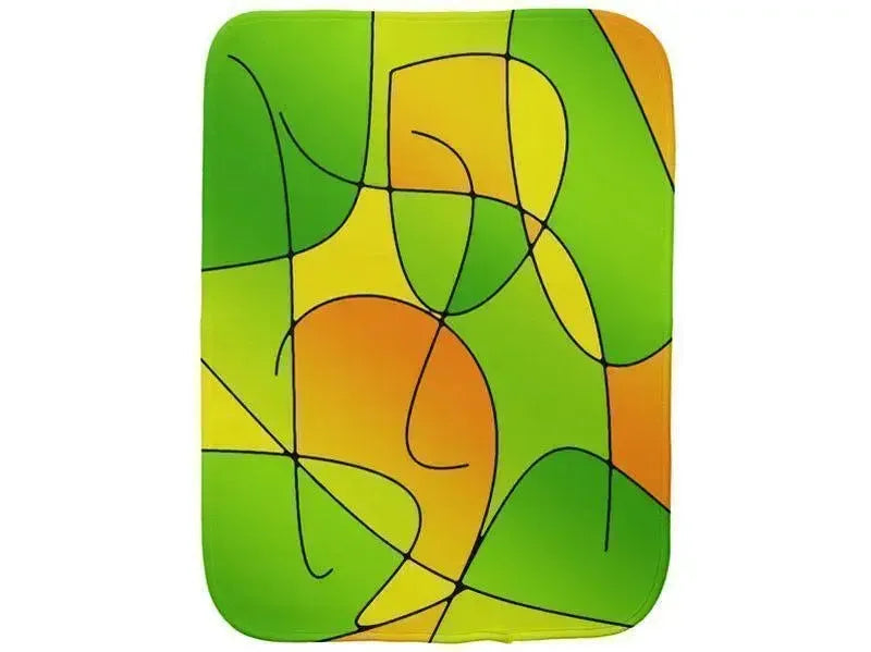 Burp Cloths-ABSTRACT CURVES #1 Burp Cloths-from COLORADDICTED.COM-