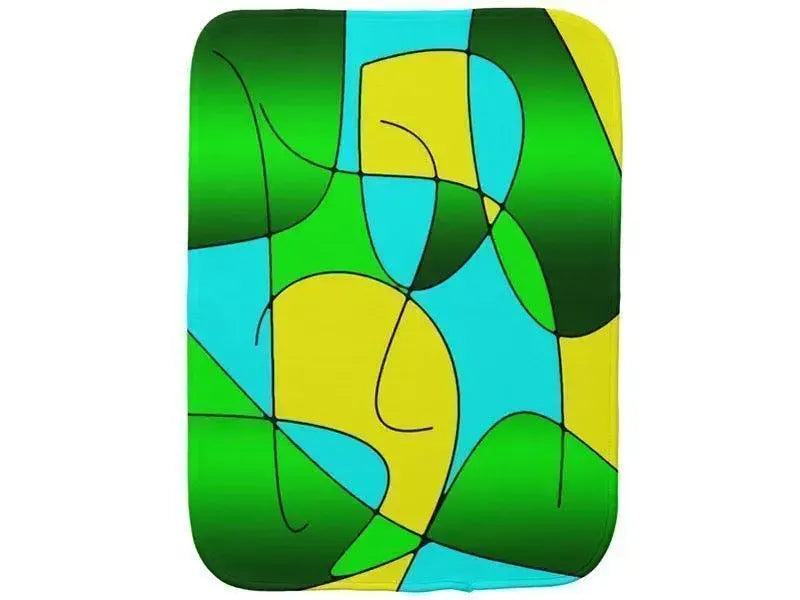 Burp Cloths-ABSTRACT CURVES #1 Burp Cloths-from COLORADDICTED.COM-