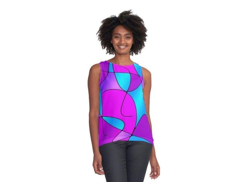 Contrast Tanks-ABSTRACT CURVES #1 Contrast Tanks-from COLORADDICTED.COM-