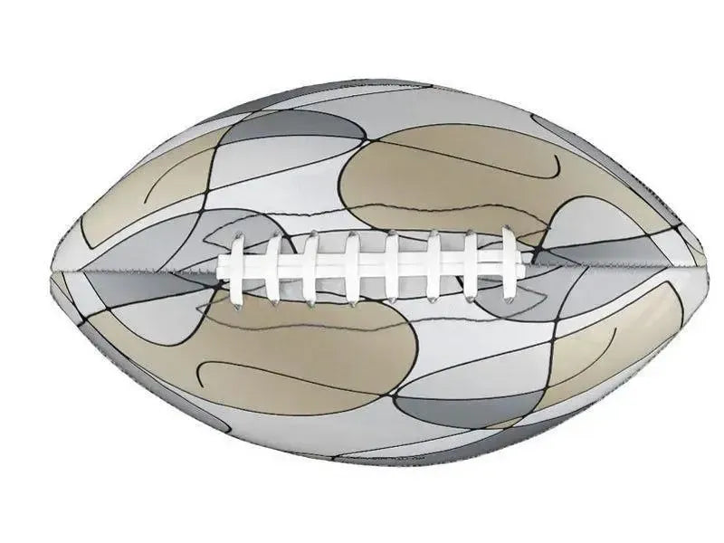 Footballs-ABSTRACT CURVES #1 Footballs & Mini Footballs-from COLORADDICTED.COM-