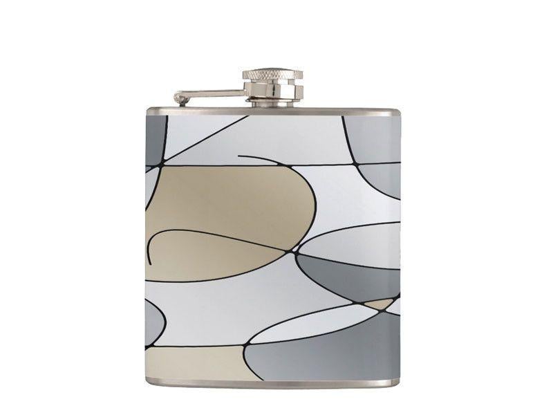 Hip Flasks-ABSTRACT CURVES #1 Hip Flasks-from COLORADDICTED.COM-