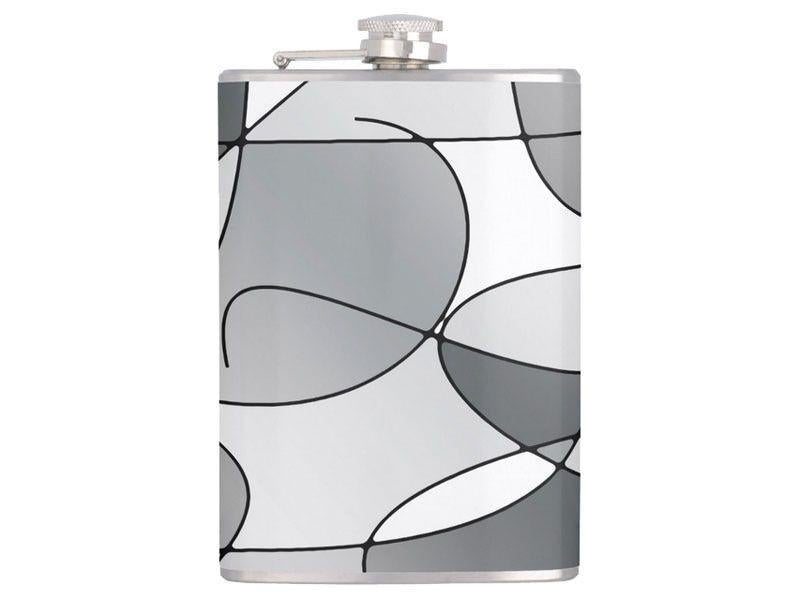 Hip Flasks-ABSTRACT CURVES #1 Hip Flasks-from COLORADDICTED.COM-