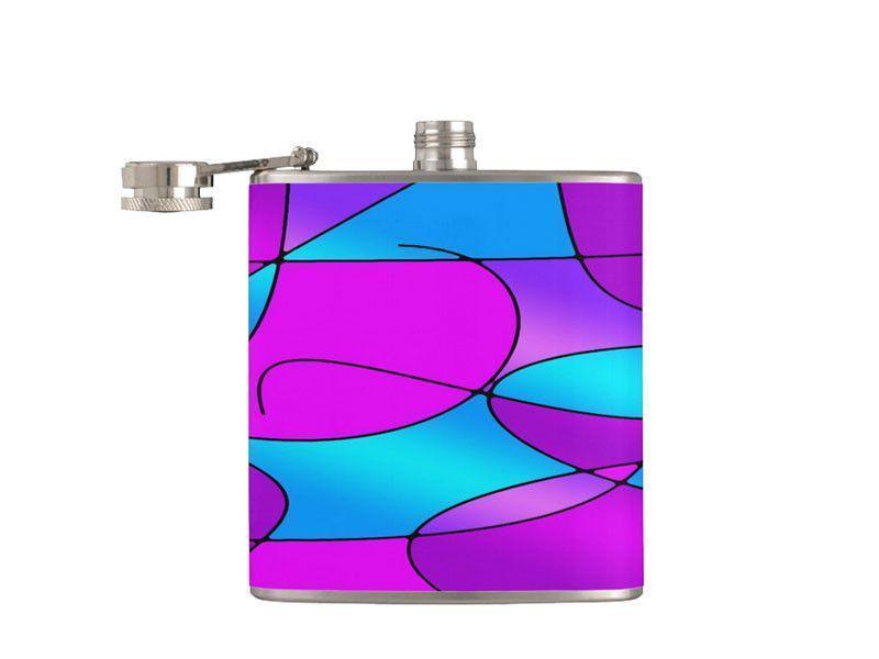 Hip Flasks-ABSTRACT CURVES #1 Hip Flasks-from COLORADDICTED.COM-