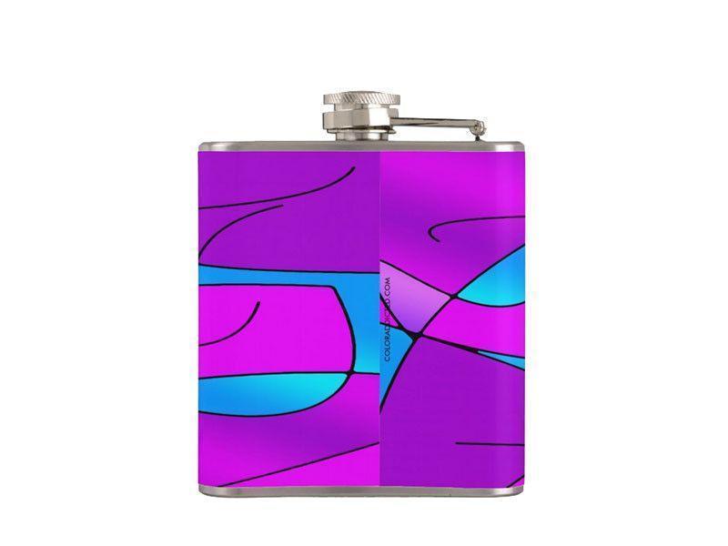 Hip Flasks-ABSTRACT CURVES #1 Hip Flasks-from COLORADDICTED.COM-