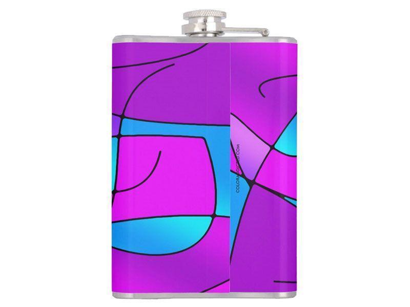 Hip Flasks-ABSTRACT CURVES #1 Hip Flasks-from COLORADDICTED.COM-