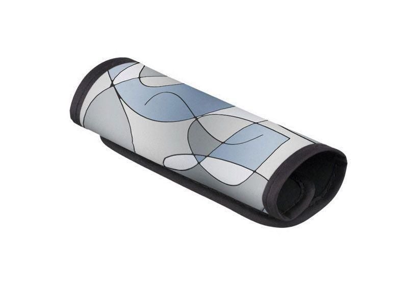 Luggage Handle Wraps-ABSTRACT CURVES #1 Luggage Handle Wraps-Grays-from COLORADDICTED.COM-