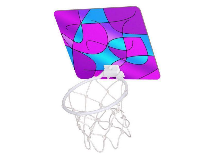 Mini Basketball Hoops-ABSTRACT CURVES #1 Mini Basketball Hoops-from COLORADDICTED.COM-