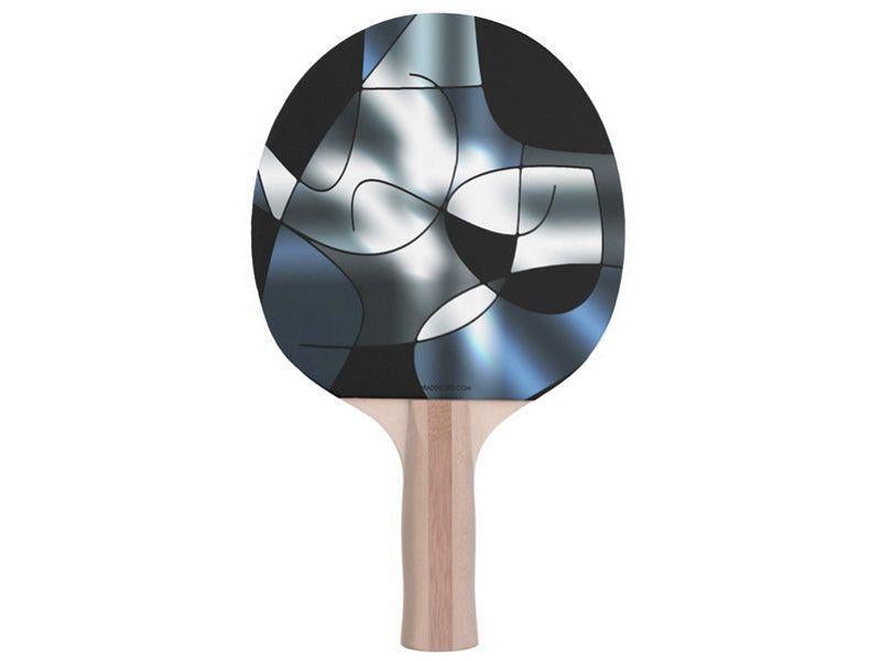 Ping Pong Paddles-ABSTRACT CURVES #1 Ping Pong Paddles-from COLORADDICTED.COM-