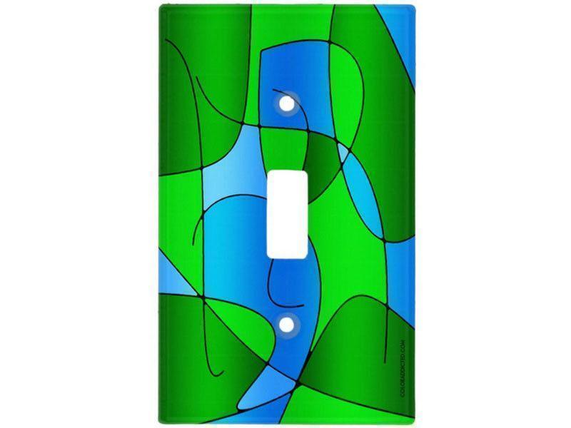 Light Switch Covers-ABSTRACT CURVES #1 Single, Double &amp; Triple-Toggle Light Switch Covers-from COLORADDICTED.COM-