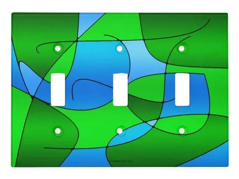 Toggle Light Switch Covers-ABSTRACT CURVES #1 Single, Double & Triple-Toggle Light Switch Covers-from COLORADDICTED.COM-